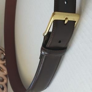 Coach Brown Belt Genuine Calfskin sz 38